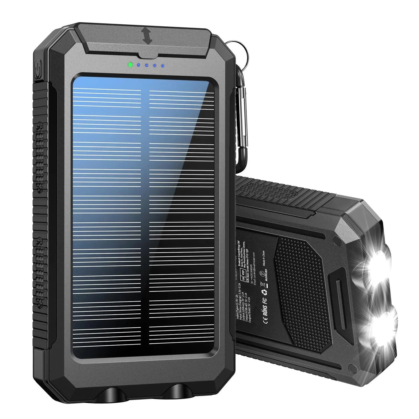 10000mAh Portable Solar Power Bank - Kalizeh