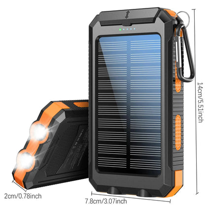 10000mAh Portable Solar Power Bank - Kalizeh