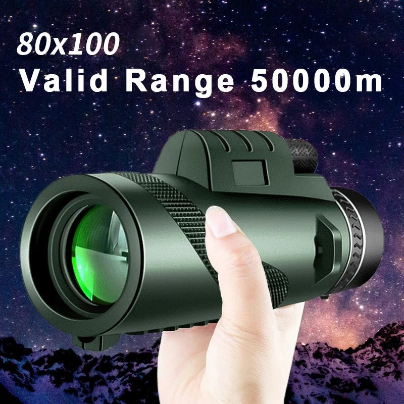 80X100 HD Zoom Monocular Telescope - Kalizeh