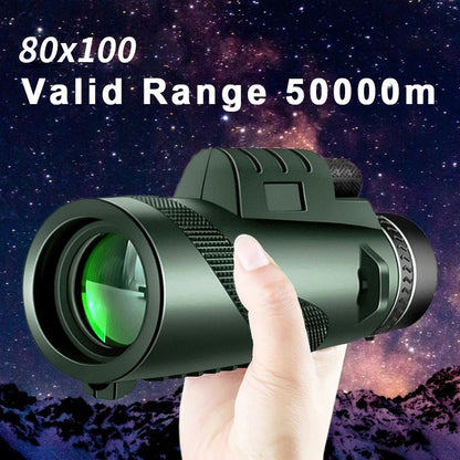 80X100 HD Zoom Monocular Telescope - Kalizeh