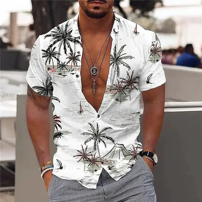 Summer Hawaiian Floral Shirts