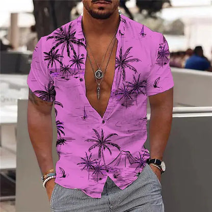 Summer Hawaiian Floral Shirts