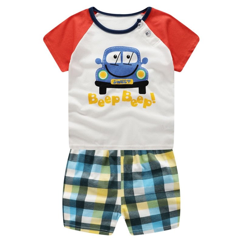 Adorable Baby Clothing Set: 2pcs/Set for Boys - Kalizeh