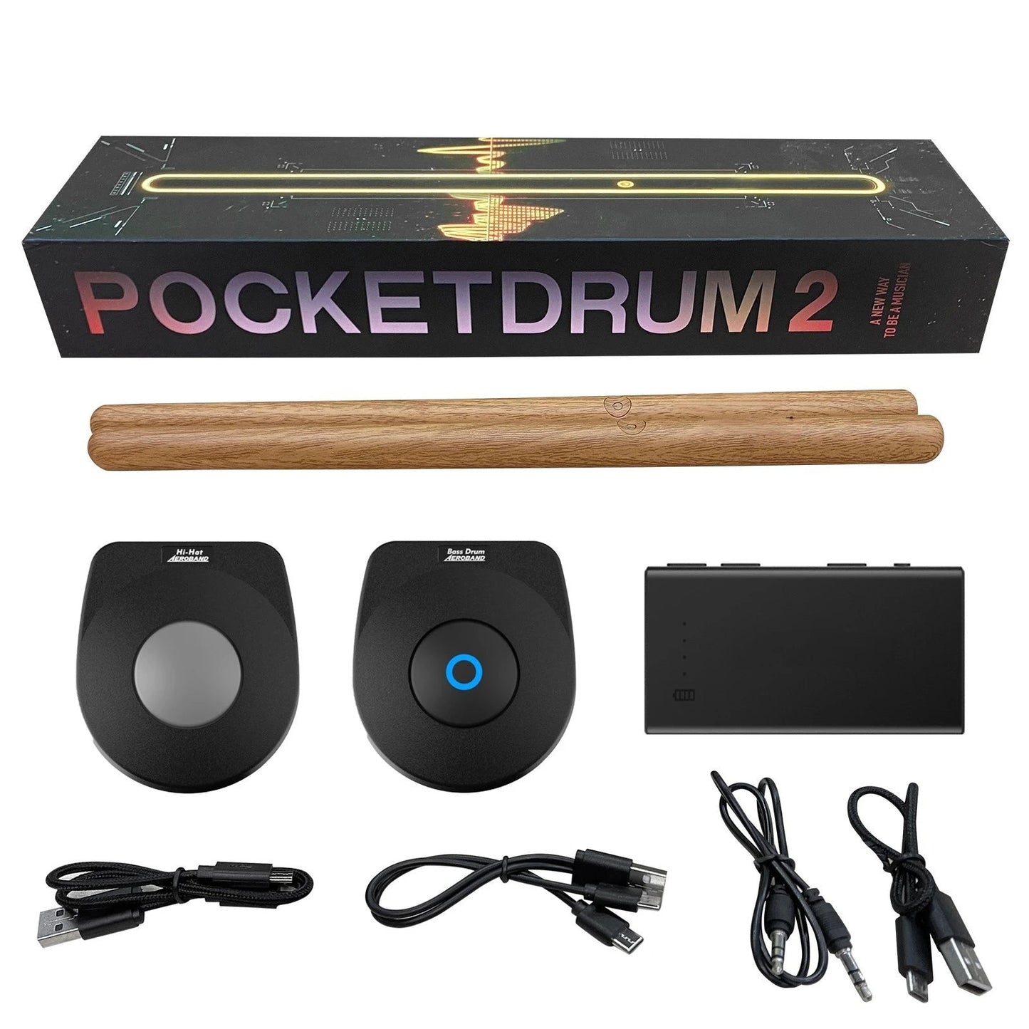 Aero Band- Pocket Drum 2 Plus Electronic Drum Set - Kalizeh