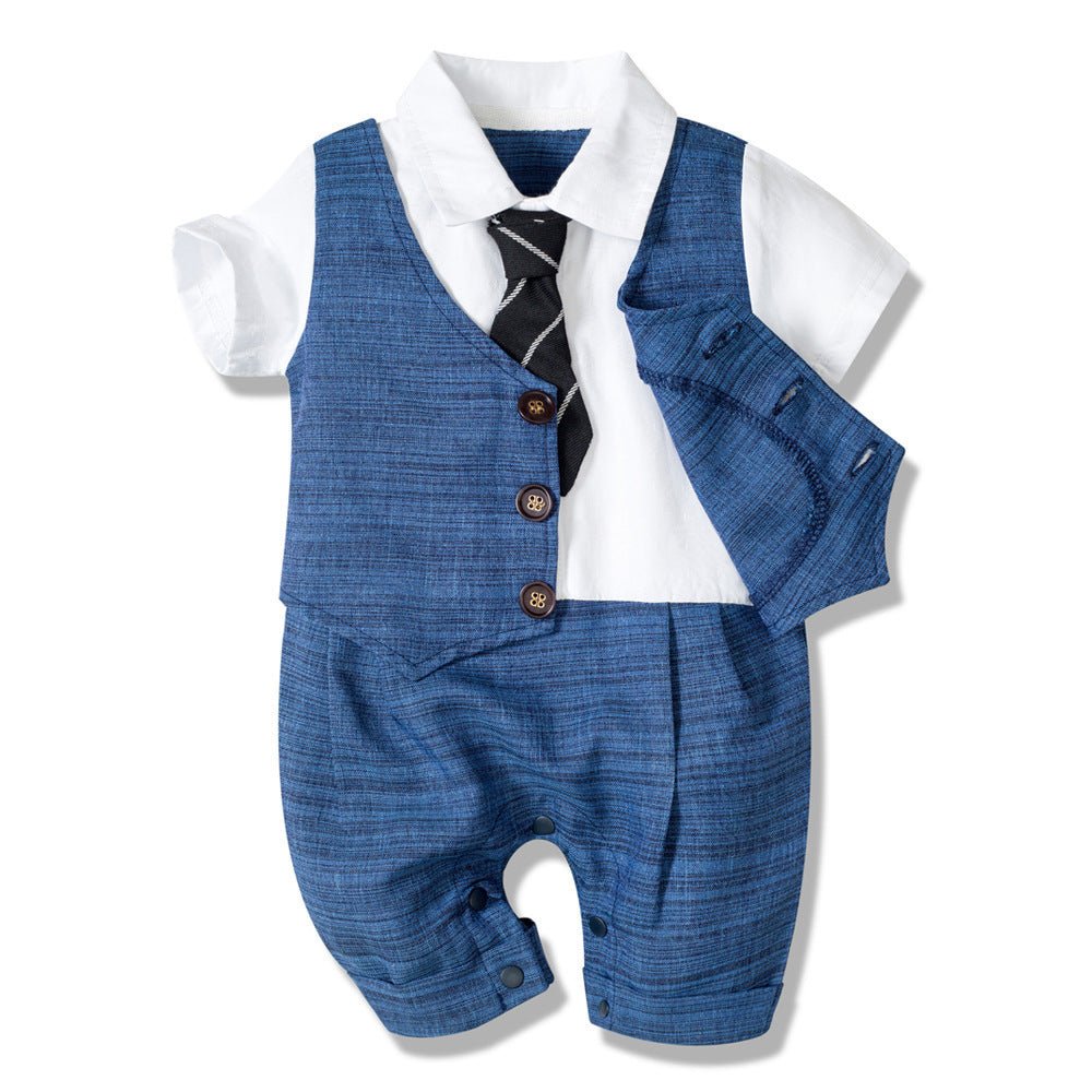 Baby Boy Summer Gentleman Jumpsuit - Kalizeh