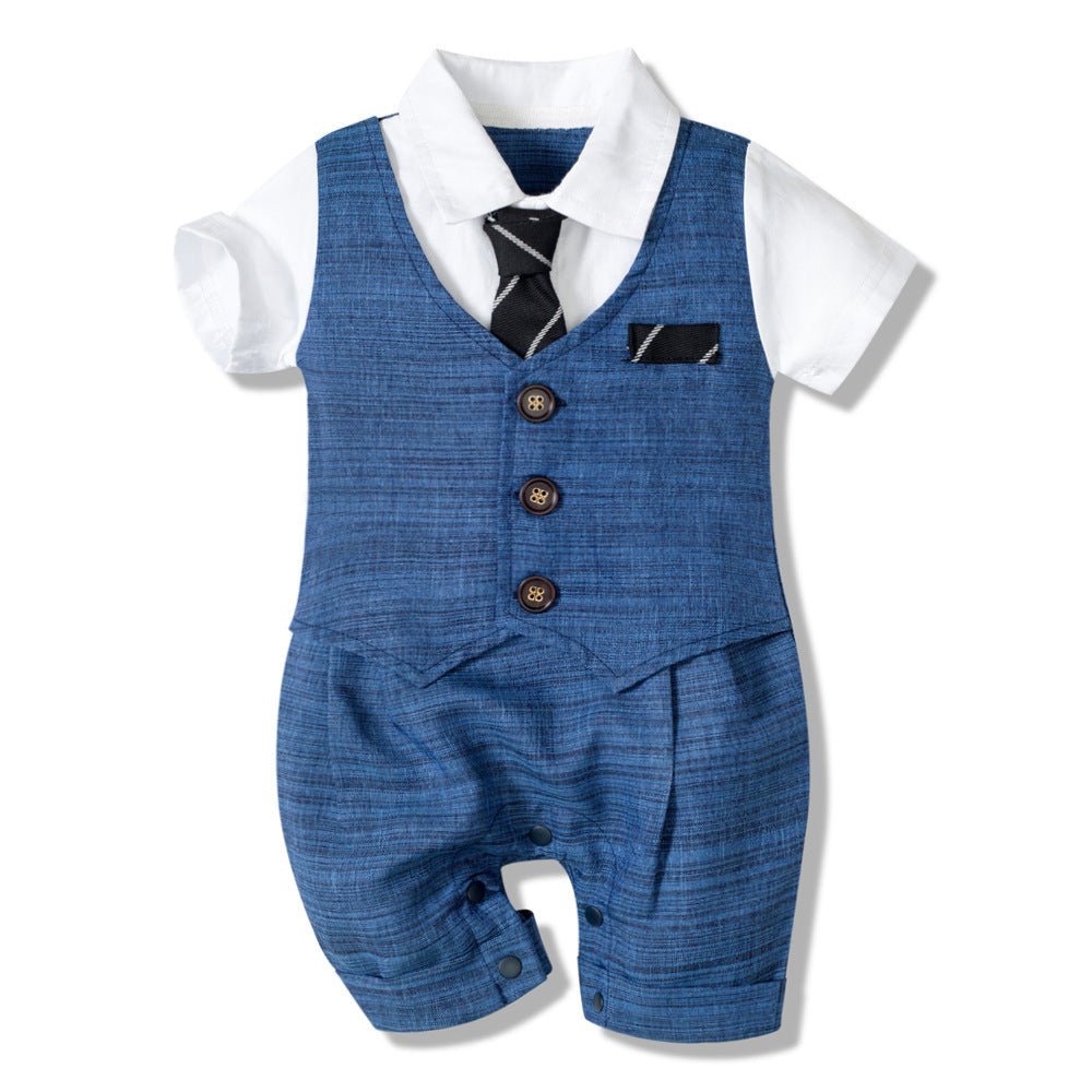 Baby Boy Summer Gentleman Jumpsuit - Kalizeh