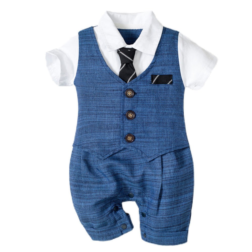 Baby Boy Summer Gentleman Jumpsuit - Kalizeh