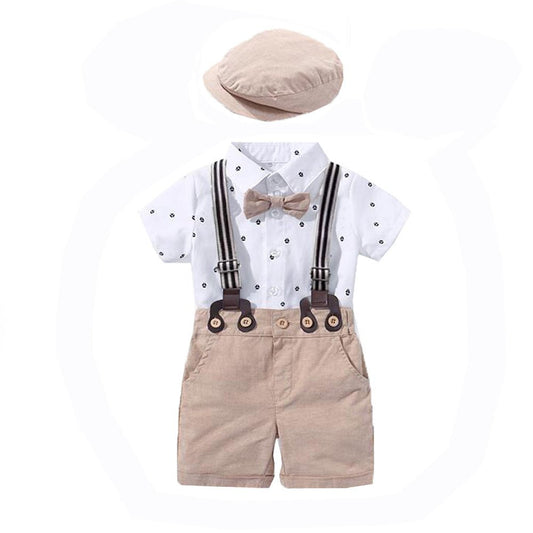 Baby Boys Gentleman Triangle Romper - Kalizeh