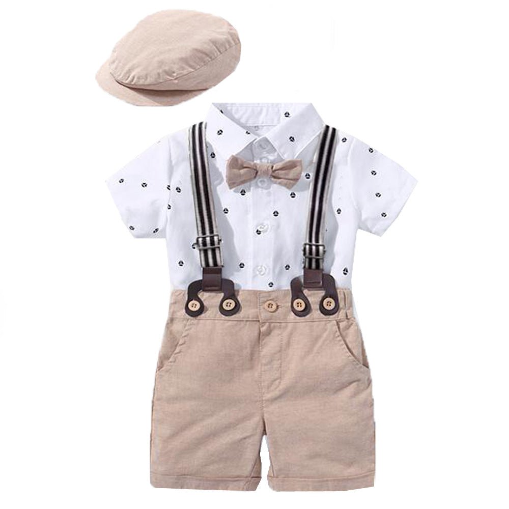 Baby Boys Gentleman Triangle Romper - Kalizeh