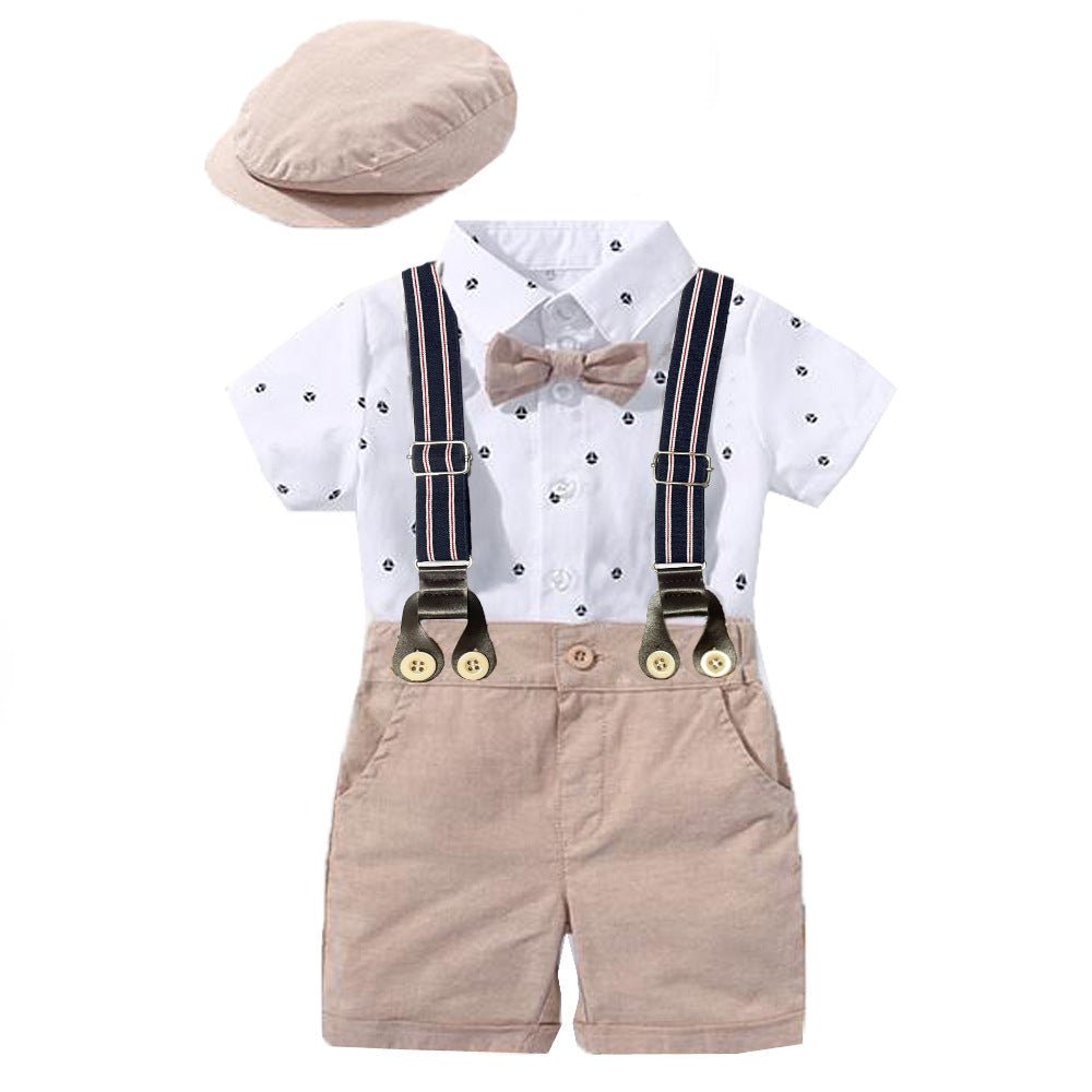 Baby Boys Gentleman Triangle Romper - Kalizeh