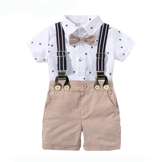 Baby Boys Gentleman Triangle Romper - Kalizeh