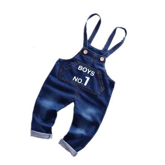 Boys Classic Denim Overalls - Kalizeh