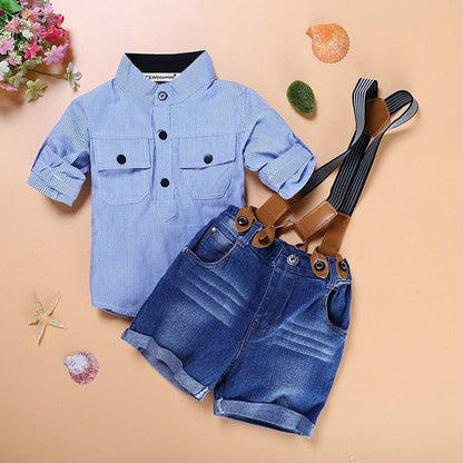 Boys Dress Shirt and Jeans Ensemble - Kalizeh