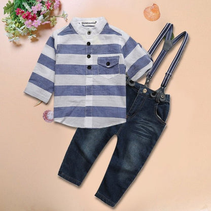 Boys Dress Shirt and Jeans Ensemble - Kalizeh