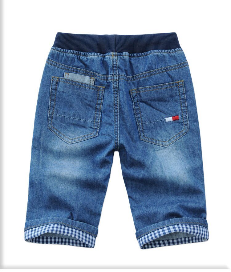 Boys Pull Up Denim Shorts - Kalizeh