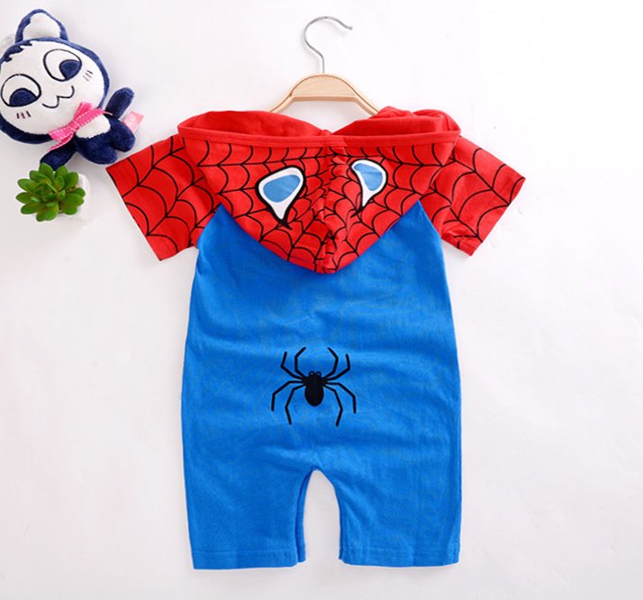 Boys Spider-Man Hooded Jumpsuits - Kalizeh