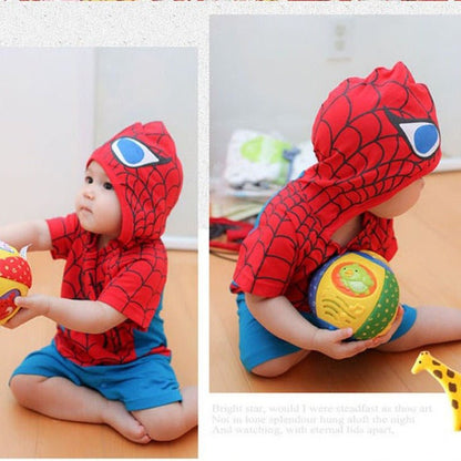 Boys Spider-Man Hooded Jumpsuits - Kalizeh