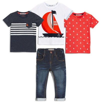 Boys' Summer Casual 4 Piece Set - Kalizeh