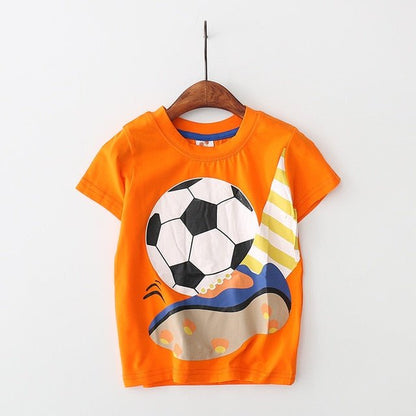 Boys Summer Cotton T-Shirts - Kalizeh