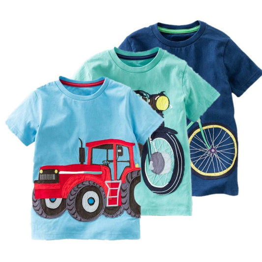 Boys Summer Cotton T-Shirts - Kalizeh