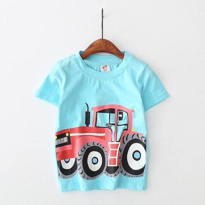 Boys Summer Cotton T-Shirts - Kalizeh