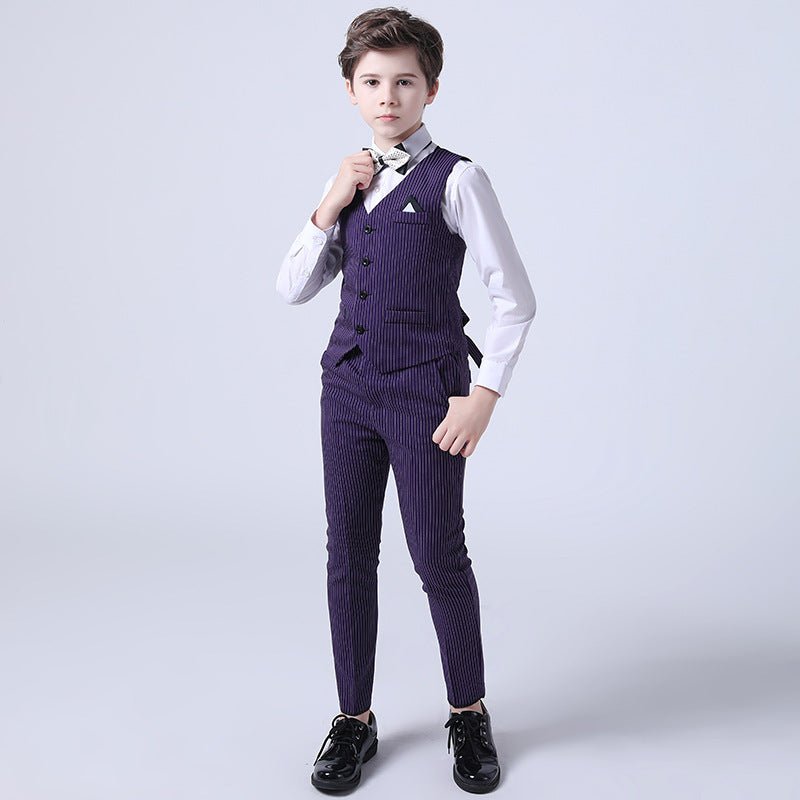 Boys Summer Stripes Suit Set - Kalizeh