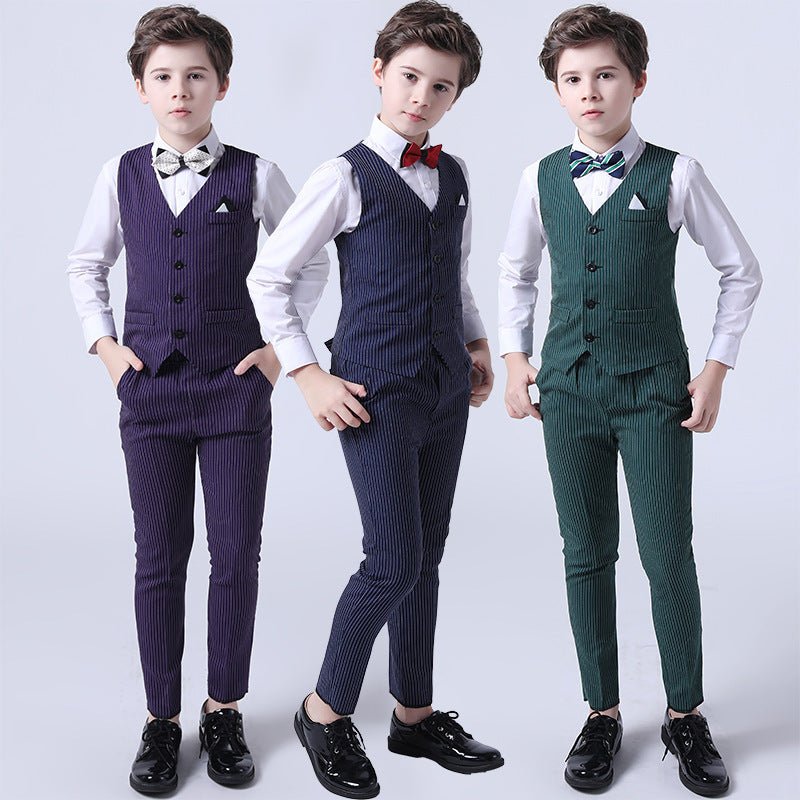 Boys Summer Stripes Suit Set - Kalizeh