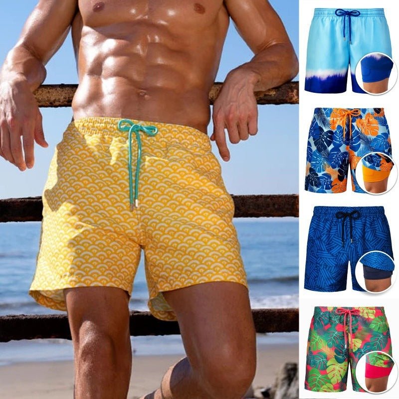 British Striped Beach Shorts - Kalizeh