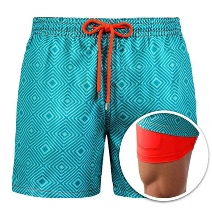 British Striped Beach Shorts - Kalizeh