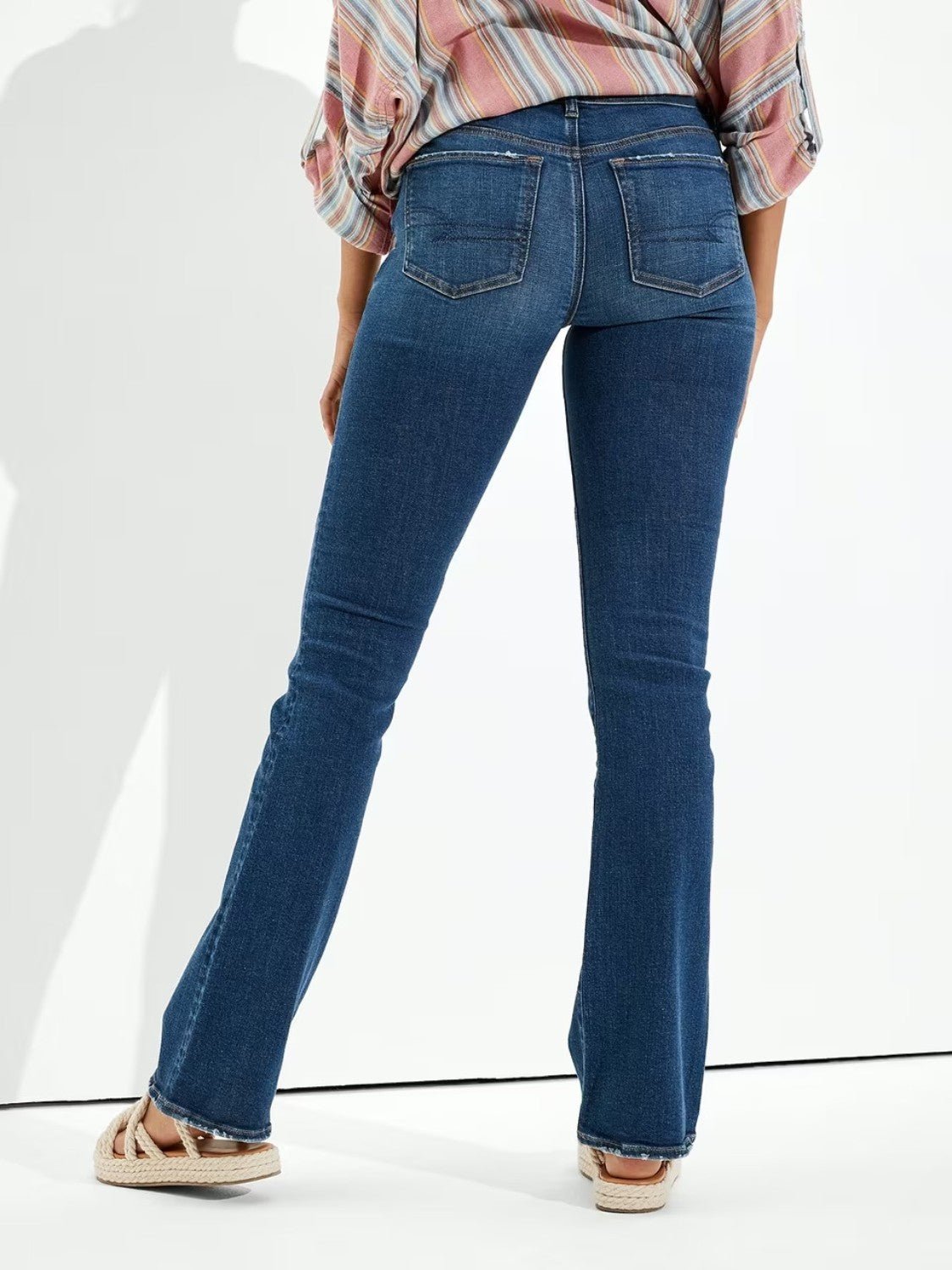 Buttoned Straight Jeans - Kalizeh