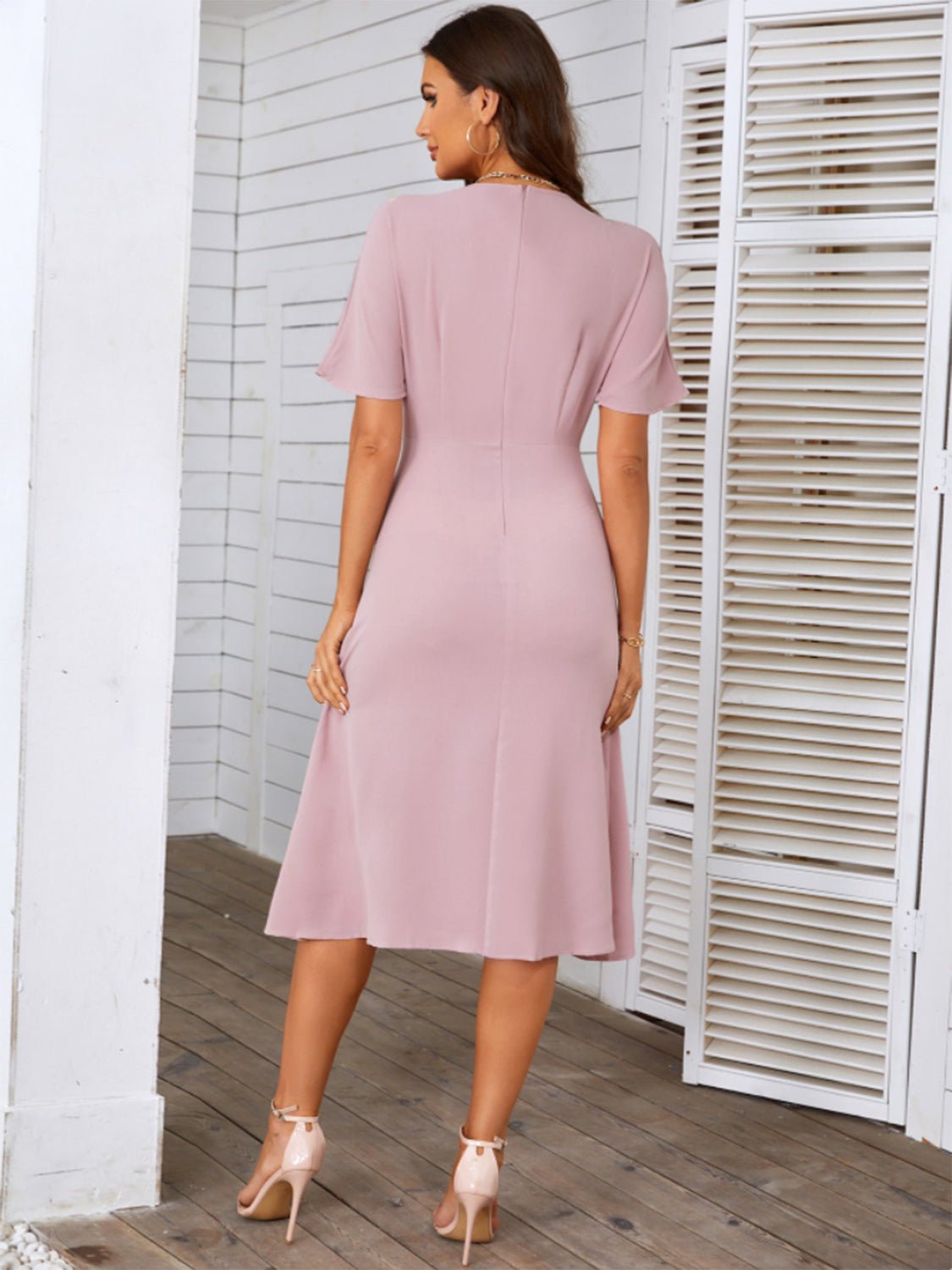 Chic Comfort Midi Dress - Kalizeh