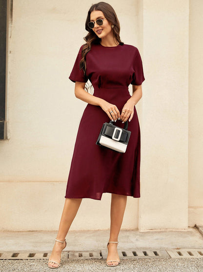 Chic Comfort Midi Dress - Kalizeh