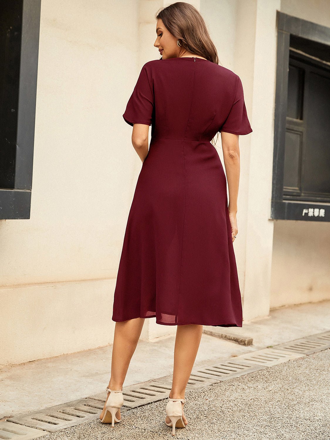 Chic Comfort Midi Dress - Kalizeh