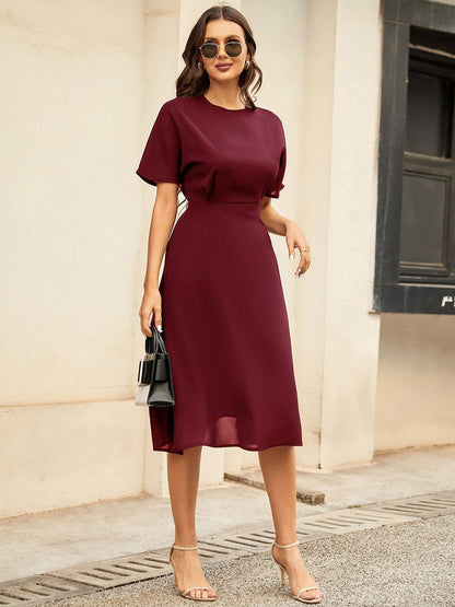 Chic Comfort Midi Dress - Kalizeh