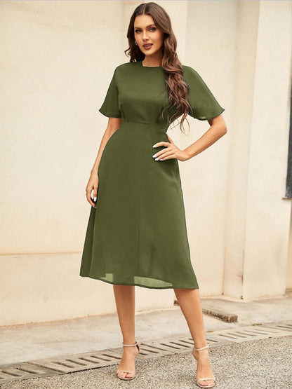 Chic Comfort Midi Dress - Kalizeh