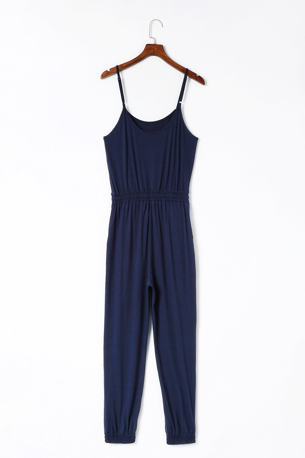 Chic Comfort Spaghetti Strap Jumpsuit with Pockets - Kalizeh