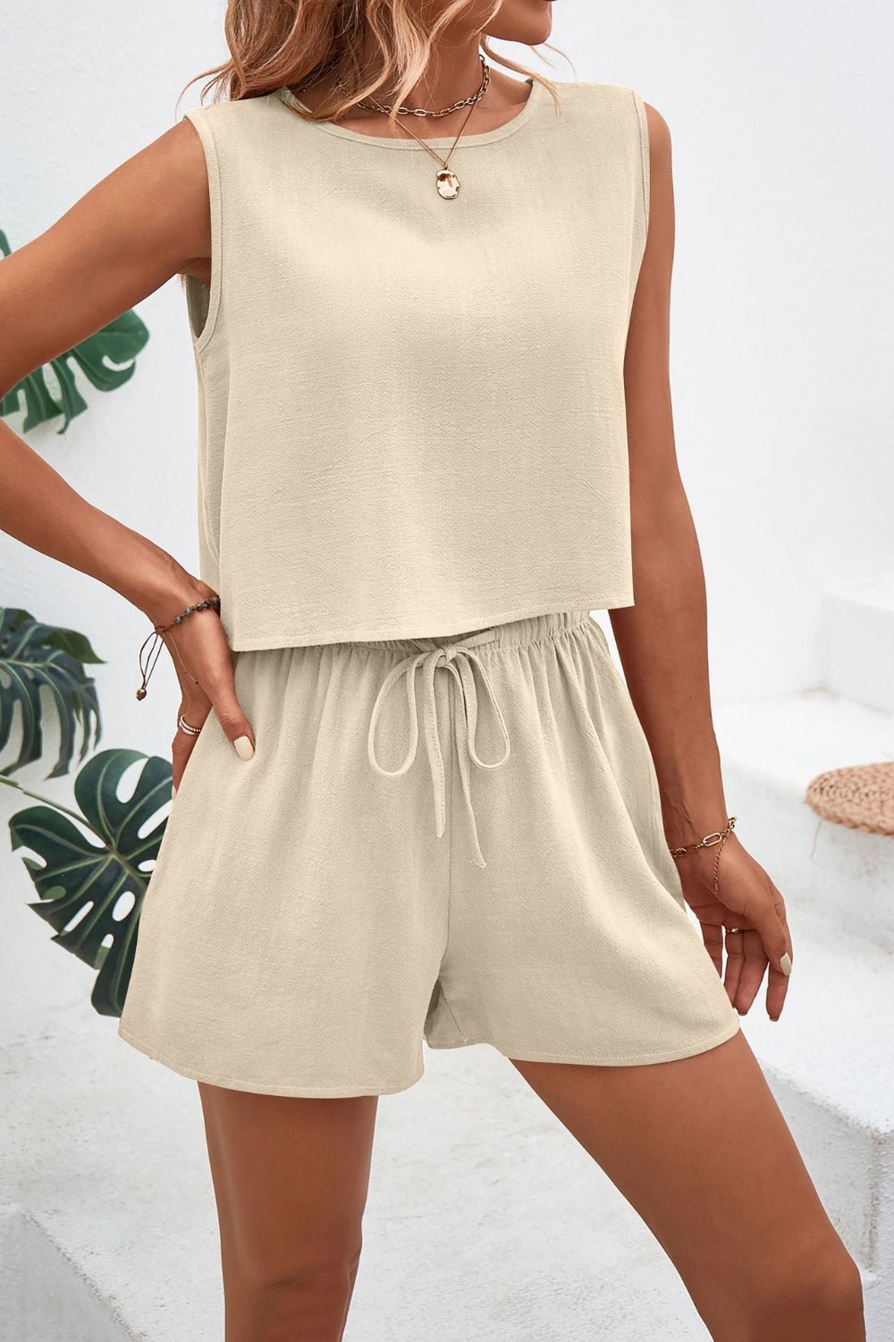 Chic Comfort Top and Short Set - Kalizeh