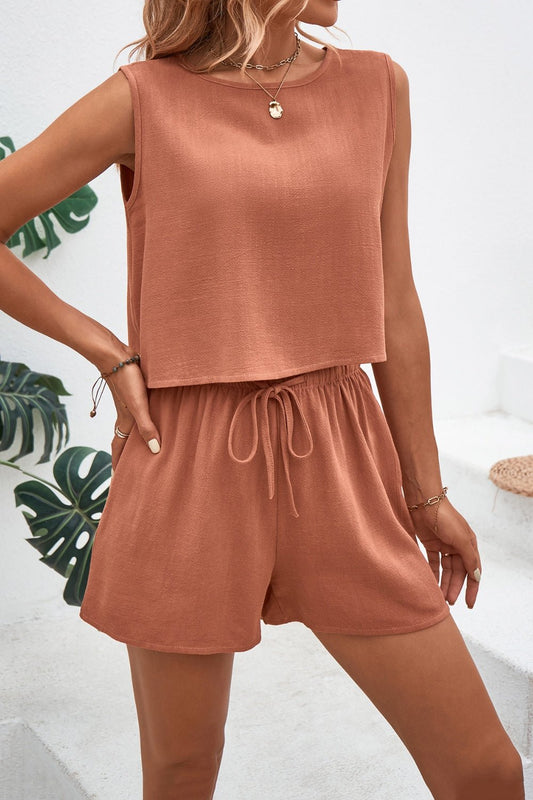 Chic Comfort Top and Short Set - Kalizeh