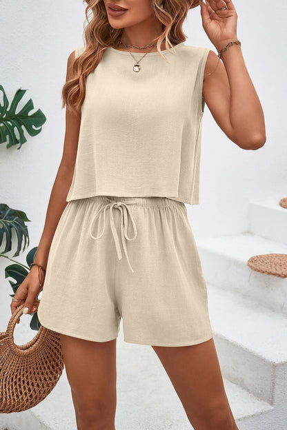 Chic Comfort Top and Short Set - Kalizeh