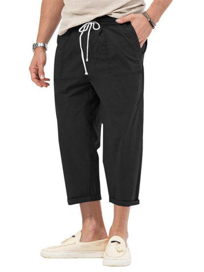 Classic Comfort, Timeless Style Straight Cropped Pants - Kalizeh