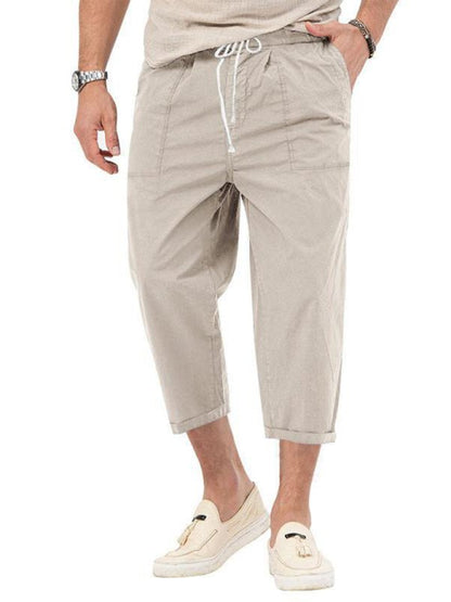 Classic Comfort, Timeless Style Straight Cropped Pants - Kalizeh