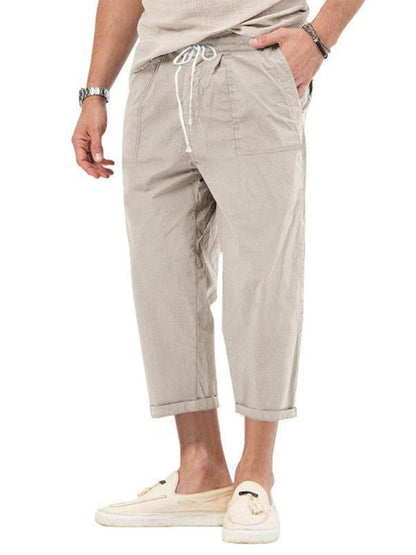 Classic Comfort, Timeless Style Straight Cropped Pants - Kalizeh