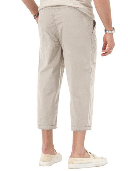 Classic Comfort, Timeless Style Straight Cropped Pants - Kalizeh