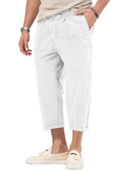 Classic Comfort, Timeless Style Straight Cropped Pants - Kalizeh