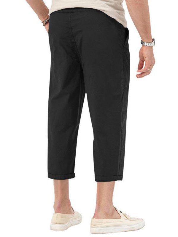 Classic Comfort, Timeless Style Straight Cropped Pants - Kalizeh