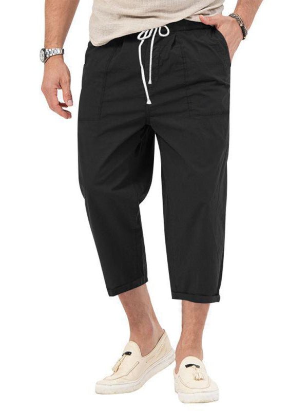 Classic Comfort, Timeless Style Straight Cropped Pants - Kalizeh