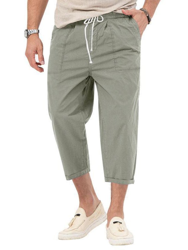 Classic Comfort, Timeless Style Straight Cropped Pants - Kalizeh