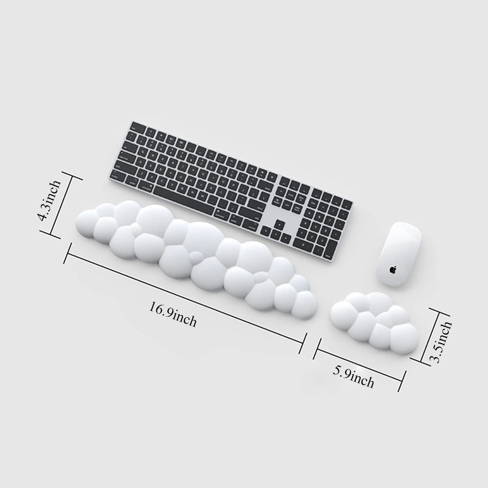 Cloud Keyboard Memory Foam Wrist Support - Kalizeh