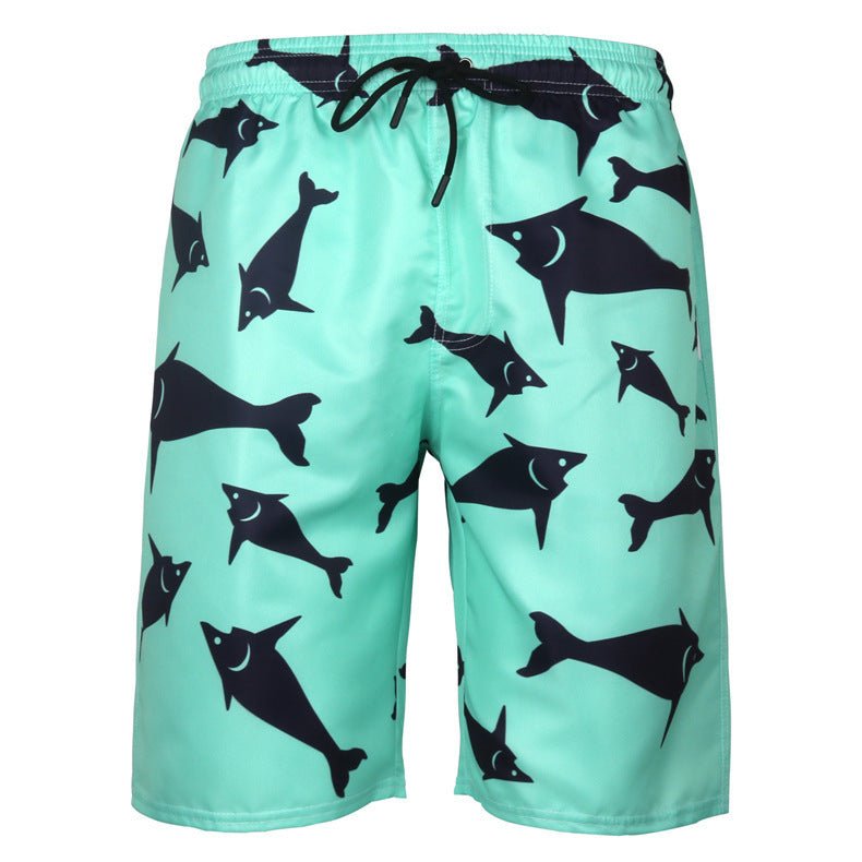 Coastal Breeze Men's Printed Beach Shorts - Kalizeh