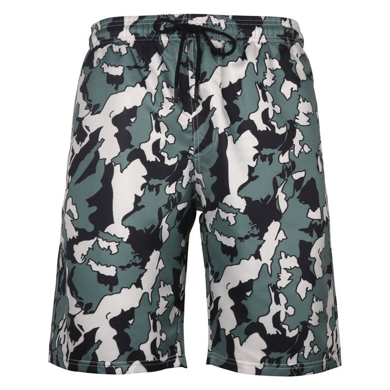 Coastal Breeze Men's Printed Beach Shorts - Kalizeh